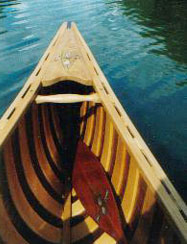 Canoe Deck Art, Wild Iris On Deck