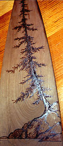 Canoe Paddle Art - Tree